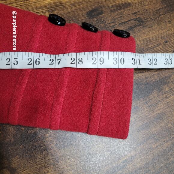 St Johns Bay Double Breasted Peacoat M Wool Cashmere Blend Preppy Quiet Luxury - Picture 9 of 11